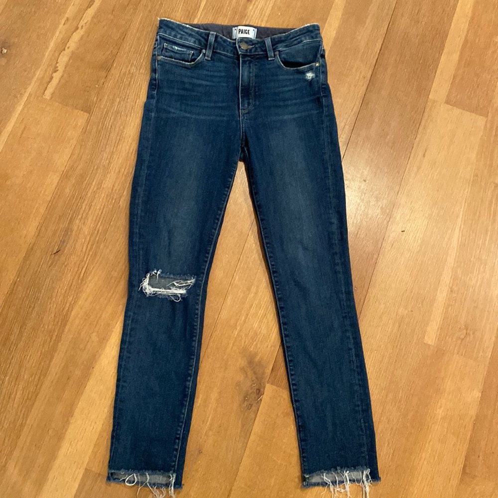 Paige Hoxton Ankle Peg Jeans Size 27